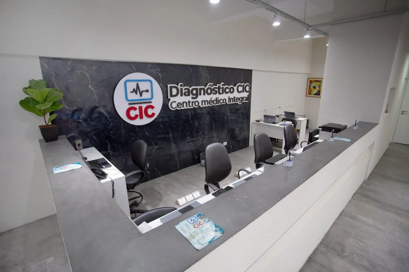 Mostrador del centro medico